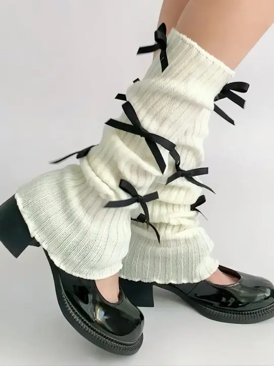 Angelike Coquette Ribbon Legwarmers