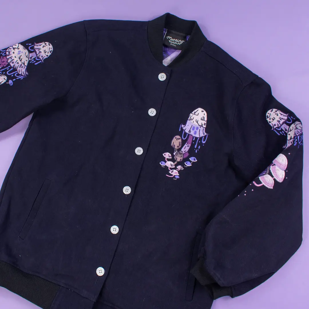 [COTTON TWILL JACKET] Fungi Forest