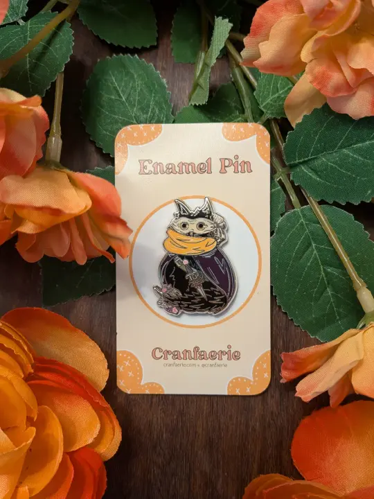 Rogue Cat Enamel Pin