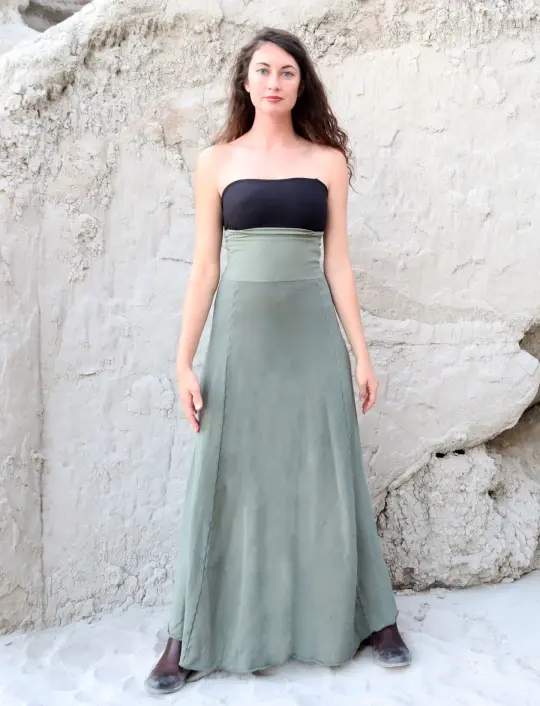Princess Seam Long Skirt