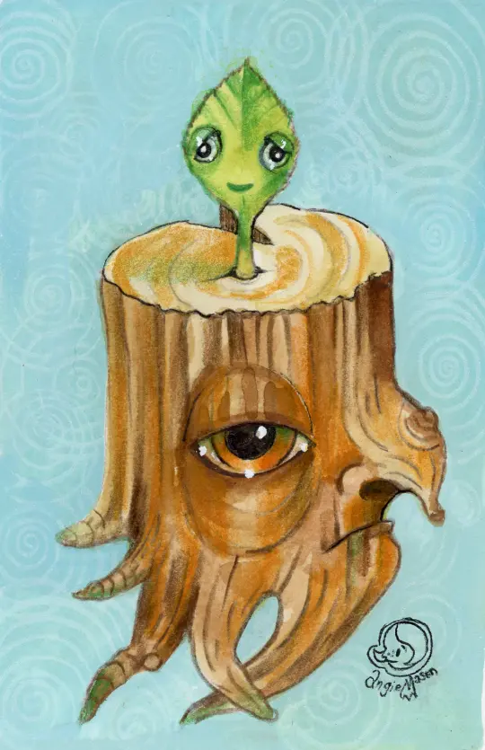 'Memory Ghost Rings' Original Framed artwork
