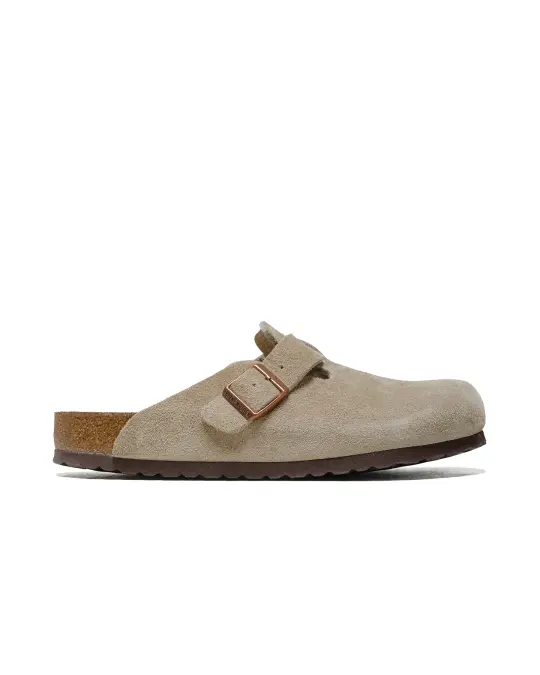 Birkenstock Boston Taupe Suede