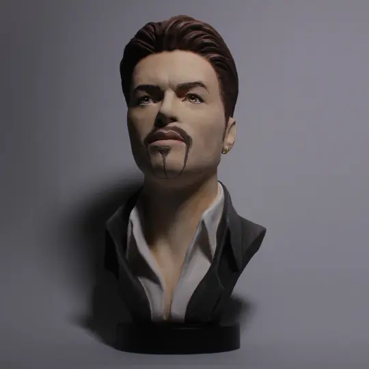 George Michael - Full Head + Bust Sculpture (Pre-Order)