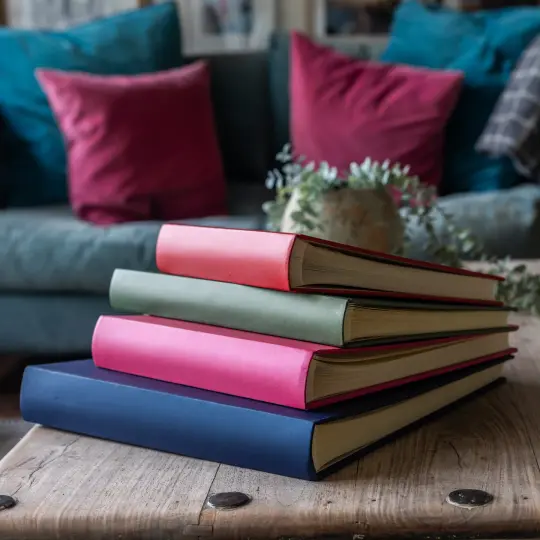 Beautiful 'Jewel' Hardback Photo Album with Plain Cover - 4 Sizes Available