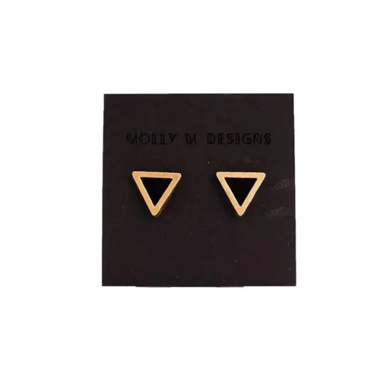 Triangle Stud Earrings