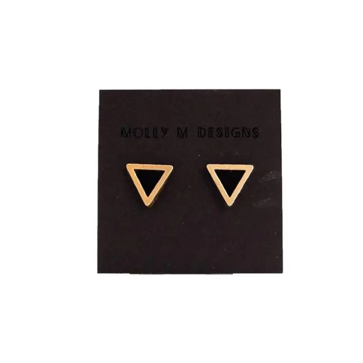 Triangle Stud Earrings
