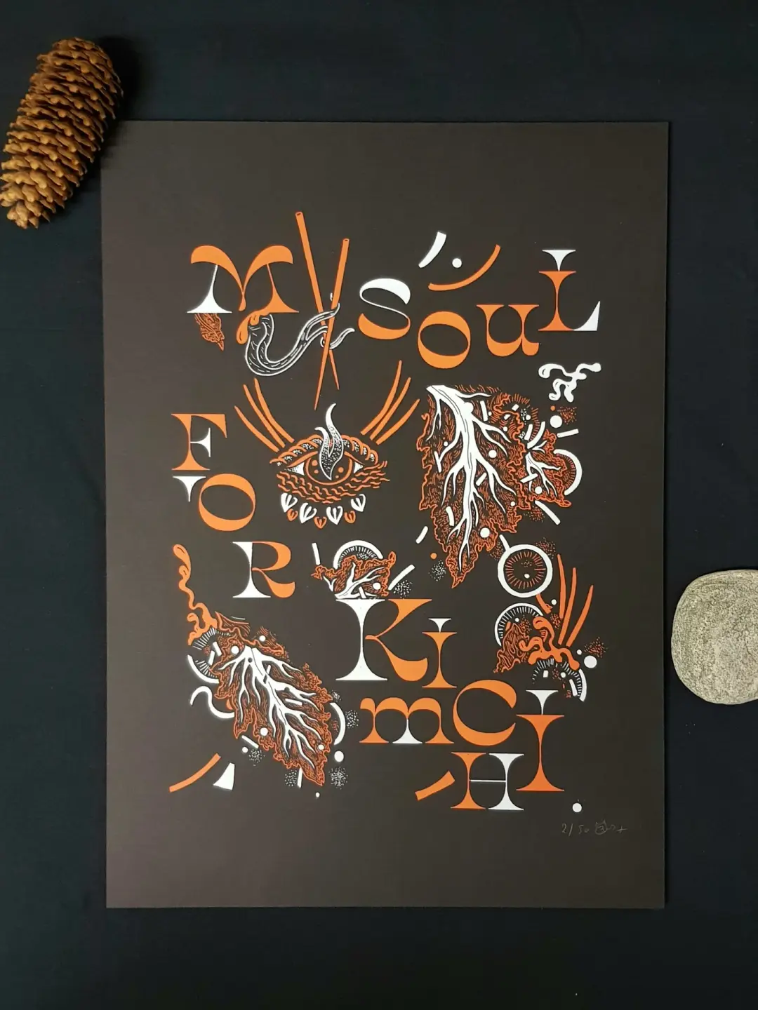ART PRINT : "MY SOUL FOR KIMCHI"
