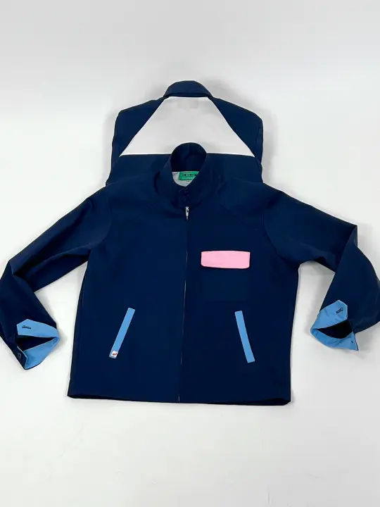 "In the Navy" Color Block Jacket