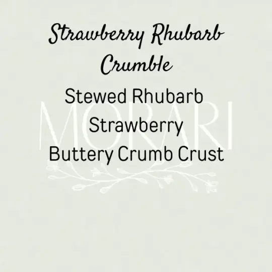 Strawberry Rhubarb Crumble