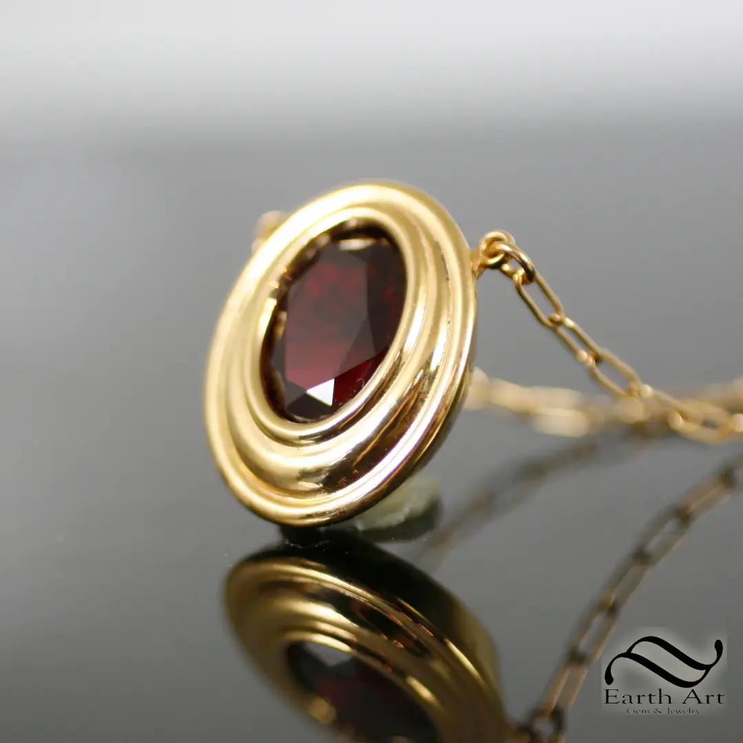 Mox Ruby Pendant - With Different metal options -MTG Inspired