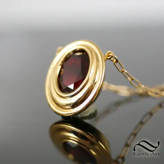 Mox Ruby Pendant - With Different metal options -MTG Inspired