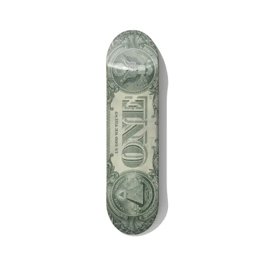 One Dollar Bill Money Art Skateboard Wall Art