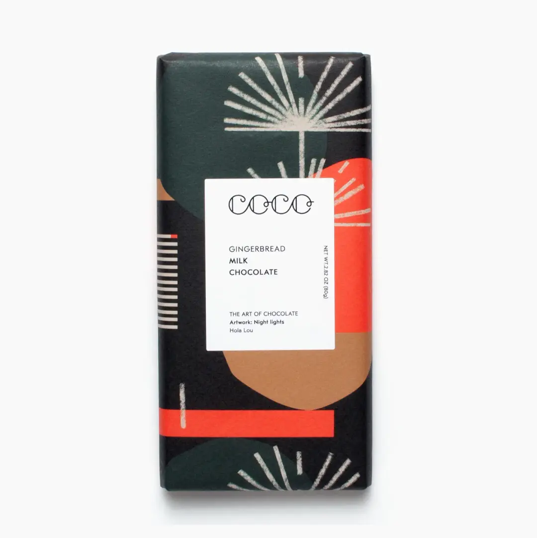 80g Gingerbread Milk Chocolate Bar