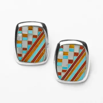 Southwestern Themed Turquoise Earrings