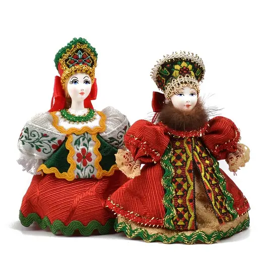 Festive Girl Doll Ornaments