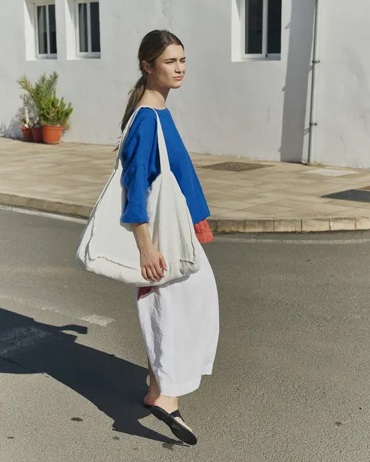 Carry All Linen Tote Bag
