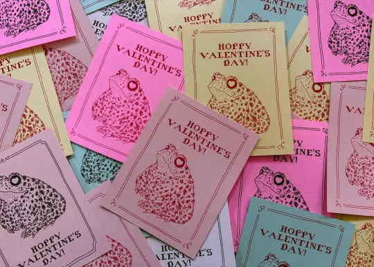 Hoppy Valentines Cards