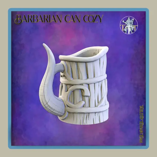 Barbarian Themed Can Cozy