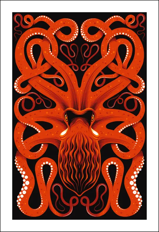 Pacific Octopus Print