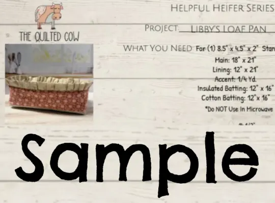 Helpful Heifer Libby's Loaf Pan