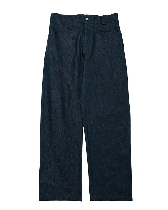 De Bonne Facture Gardian Trousers Organic French Cotton Denim Indigo