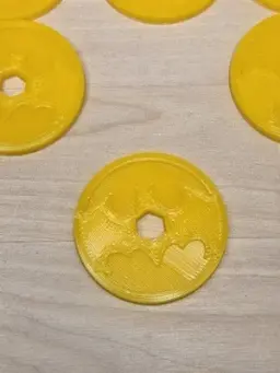 3D Printed Discs X10 Imaginext DC Bat-Tech Batbot Batman Replacements