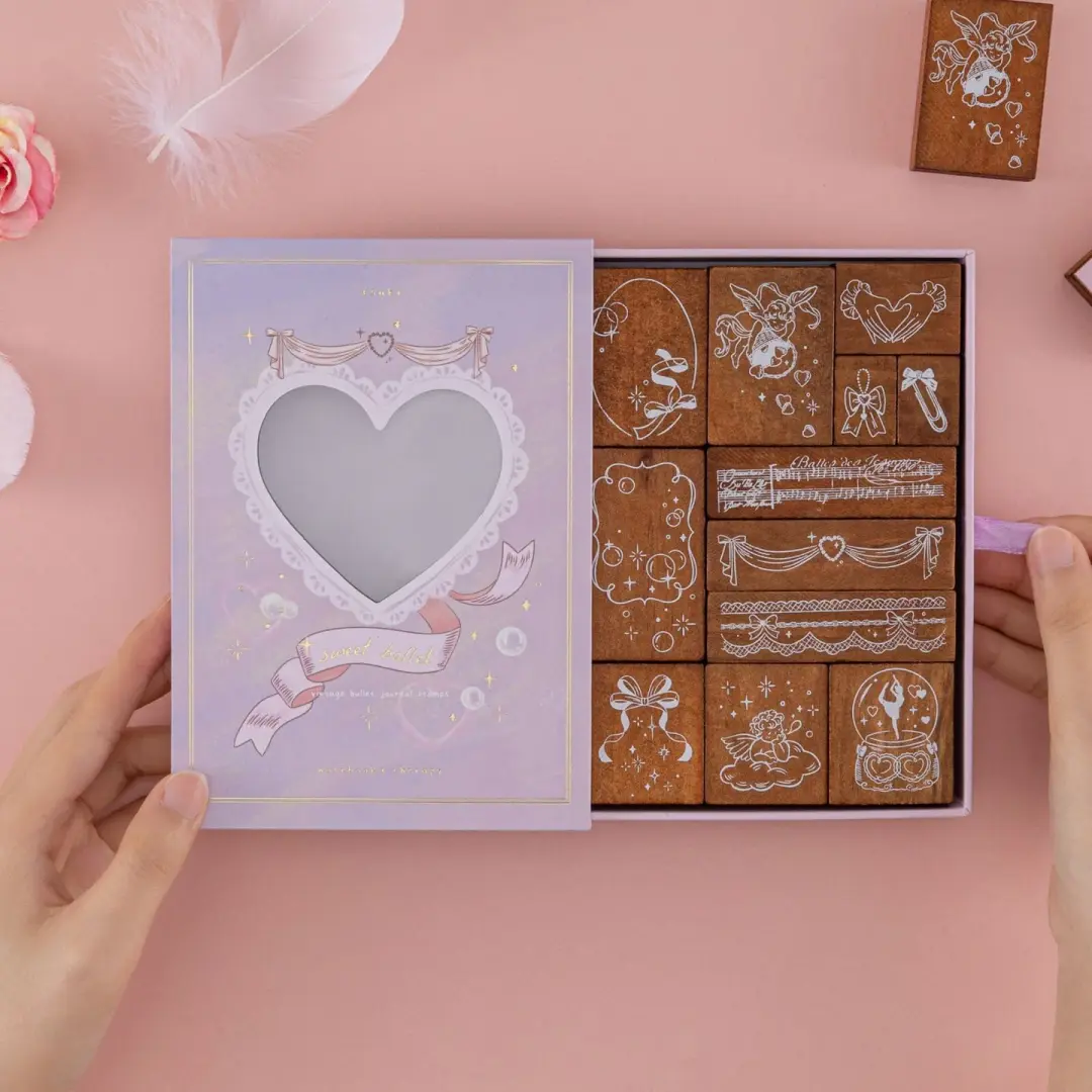Tsuki ‘Sweet Ballet’ Bullet Journal Stamp Set ☾