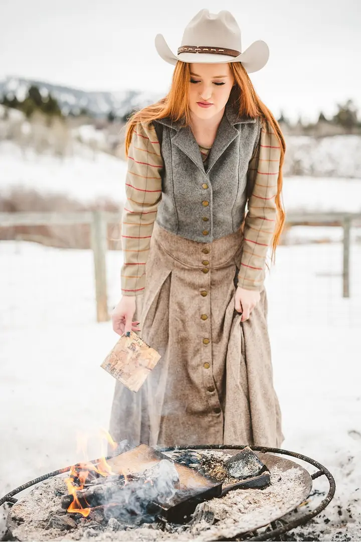 Felted Wool Work Vest-Small Left!