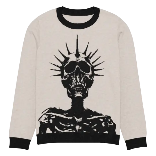 Corpse King Knit Crew Neck Sweater