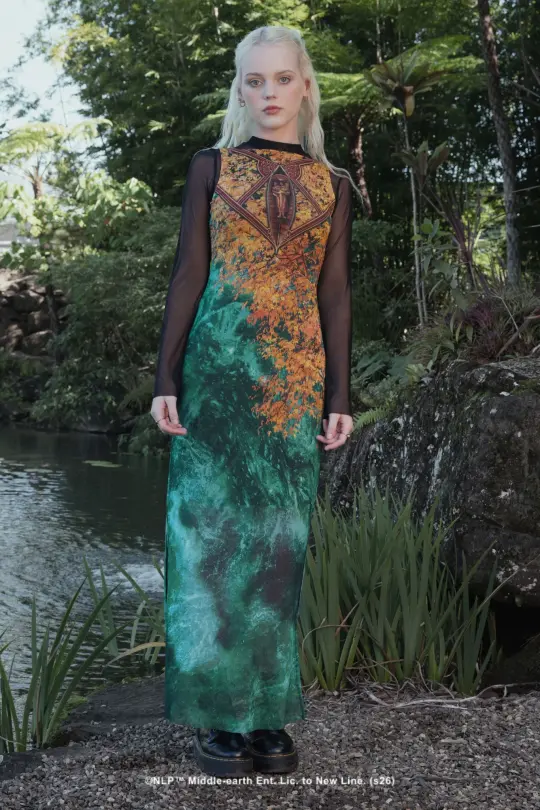 I Would Have Followed You Column Maxi Dress
