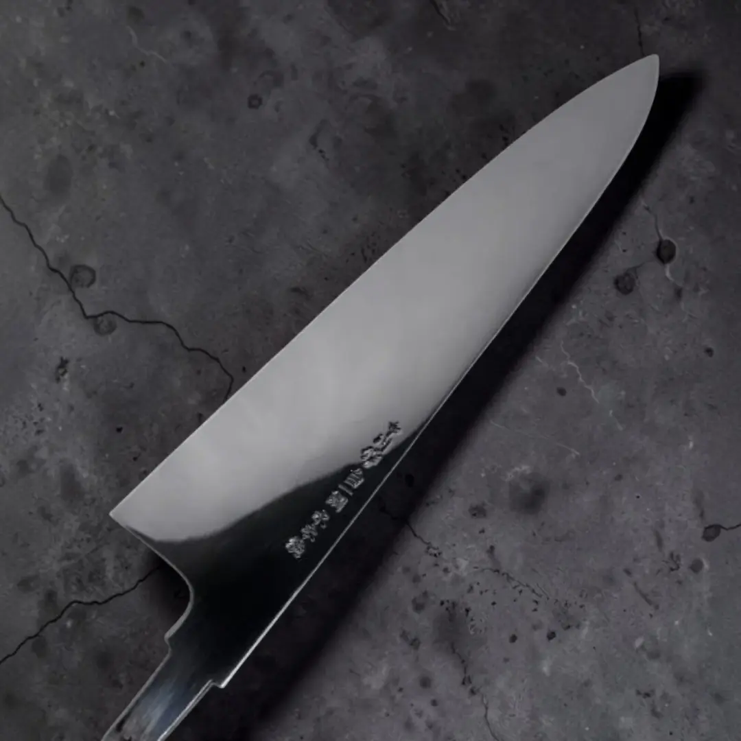 NAKAGAWA X TOKUSHU TALL White #1 Mizu Honyaki 210mm Gyuto No Handle