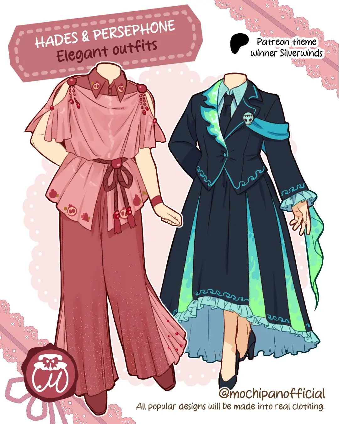 (Interest Check) Hades Suit Dress & Persephone Top & Pants