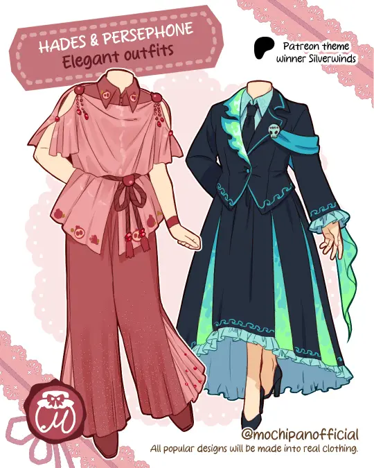 (Interest Check) Hades Suit Dress & Persephone Top & Pants