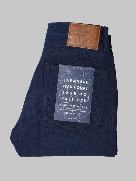 Studio D'Artisan "1907" 14oz Sashiko Regular Straight Jeans