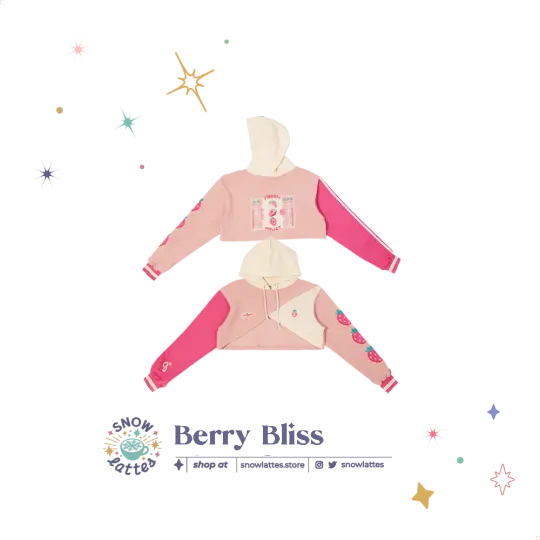 Berry Bliss Cropped Hoodie