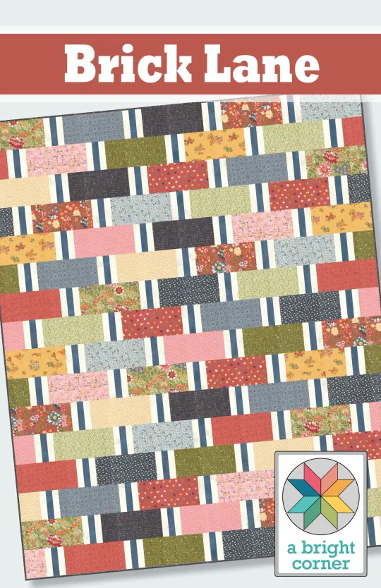 Brick Lane quilt pattern - PAPER pattern