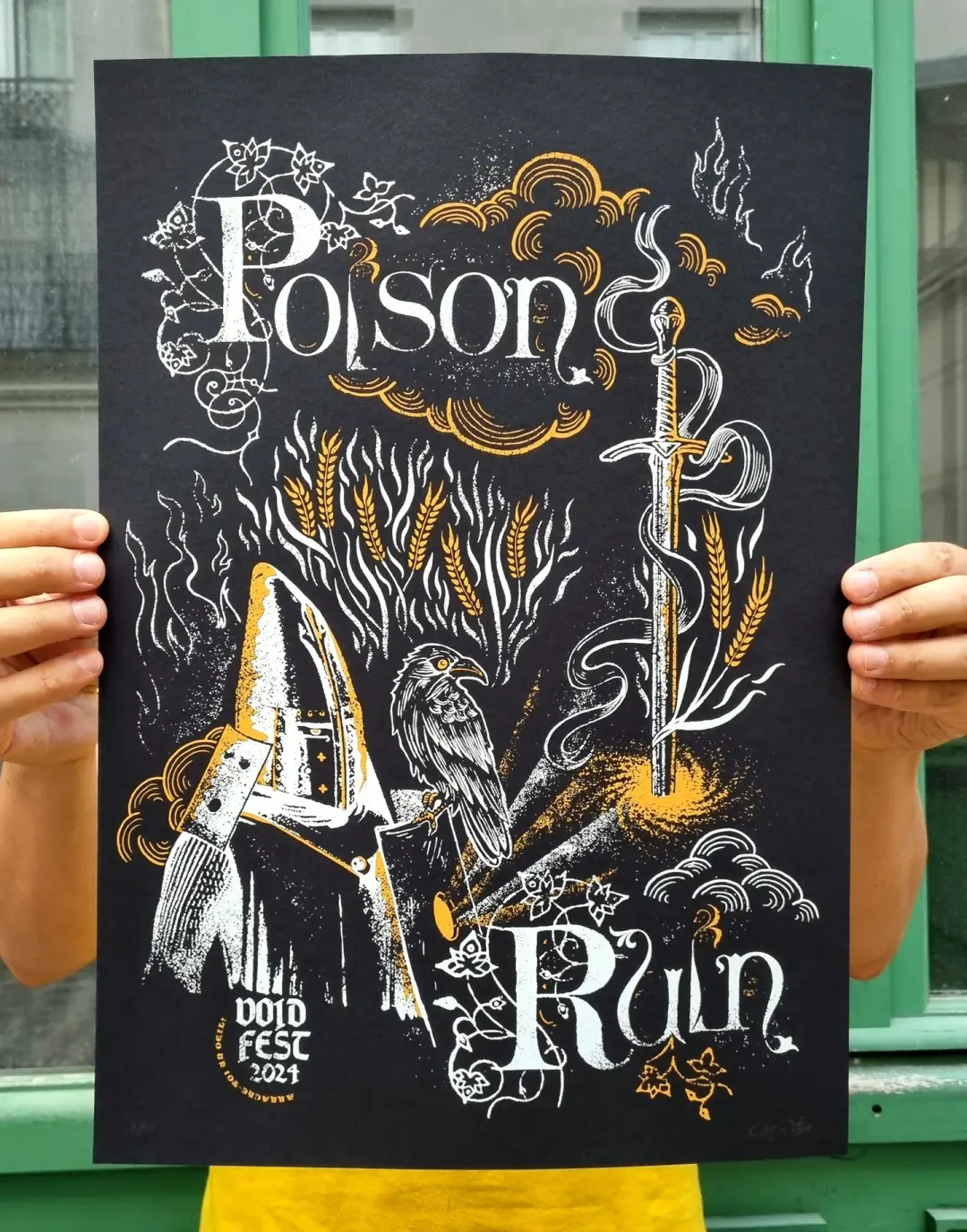 POISON RUIN  (Void Fest 2024 gigposter)