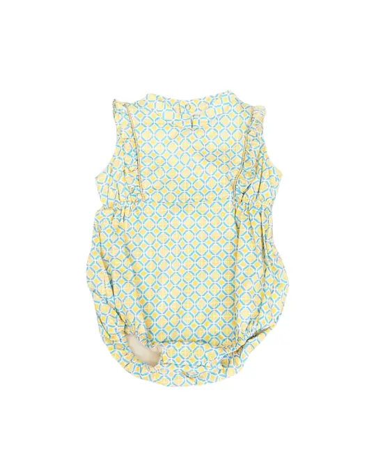 Mia Onesie - Yellow Blue Mosaic