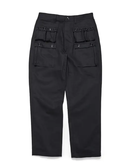 Sassafras G.D.U. Pants Herringbone Twill Black