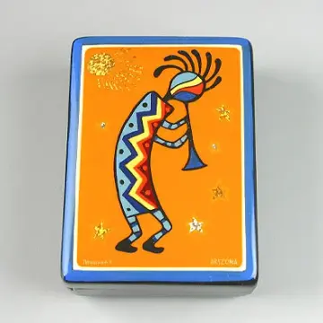 Kokopelli Russian Lacquer Box