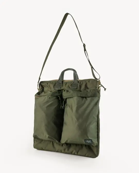 Porter - Yoshida & Co. - Force 2Way Helmet Bag (S) - Olive