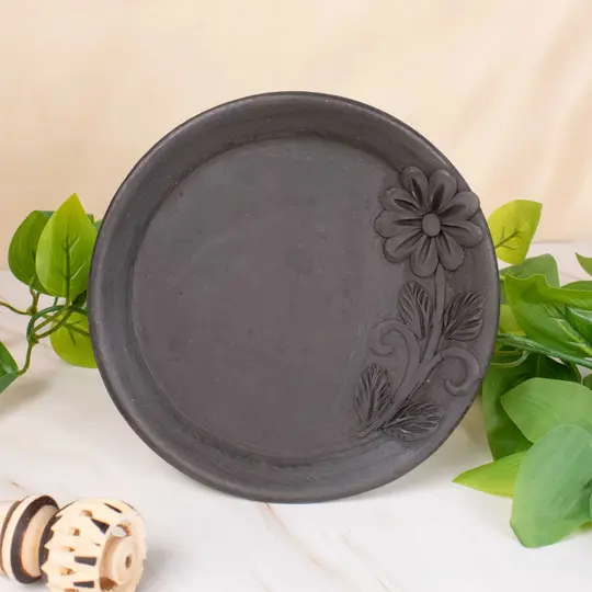 Flor de Atzompa Clay Small Plate