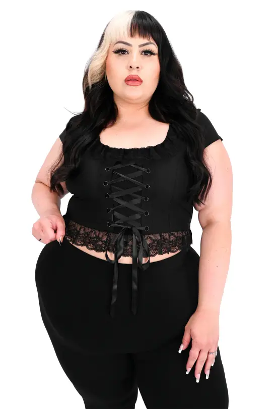 Alena Corset Top - Twill - No Restock! XS & 4XL left!