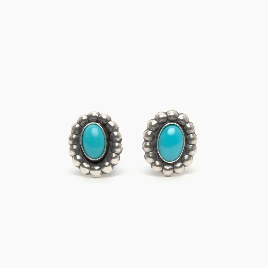 Sterling Silver Medium Stud Earrings
