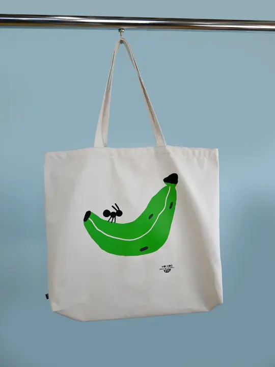 "Plantain" Big tote bag