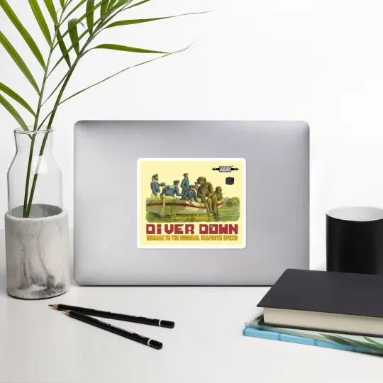 Diver Down Homage to the Original Seaforth Spiced Vinyl Bubble-Free Stickers | Available in 3 Sizes!