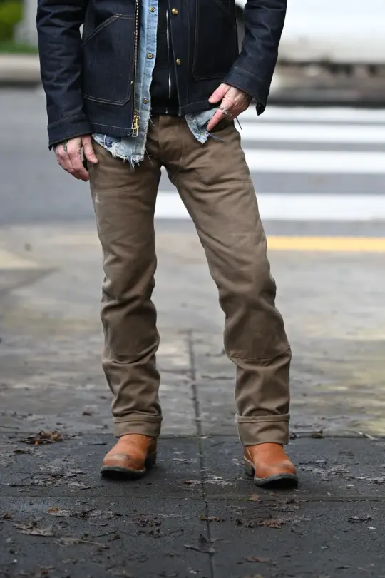 **SECONDS** Guthrie Double Knee Work Pants - 18oz Tan Dry Wax Cotton Twill