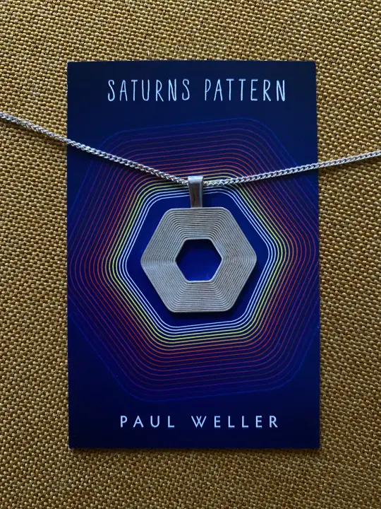 Saturns Pattern 1 inch Pendant