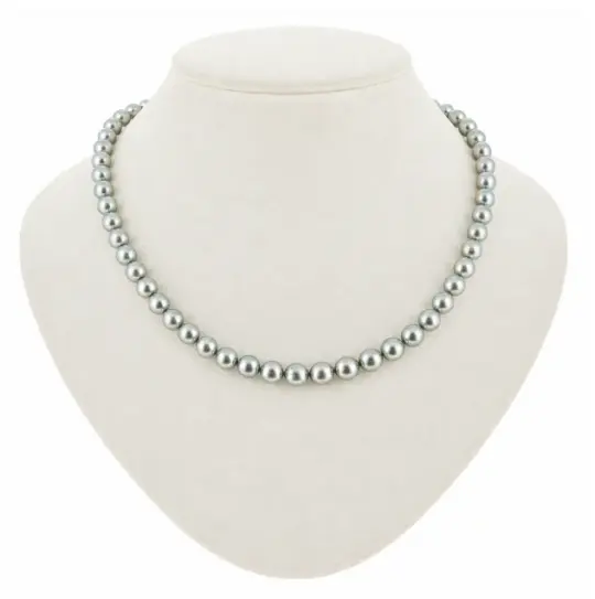 [BACK ORDER] Akoya Black Pearl Necklace, 6.0–6.5 mm, with PSL & EPC Certificates