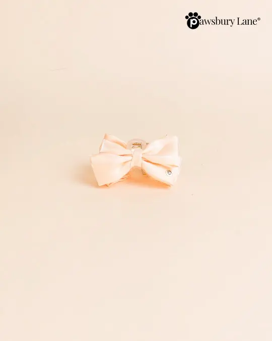 The Satin Collection - Bow Claw Clip - Daffodil